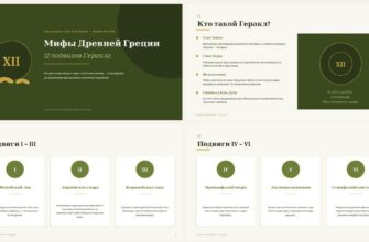 Мифы Древней Греции (12 подвигов Геракла)