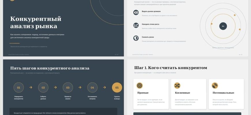 Презентация Конкурентный анализ рынка как изучить соперников