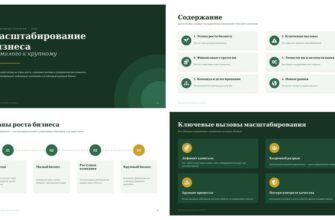 Презентация Масштабирование бизнеса от малого к крупному