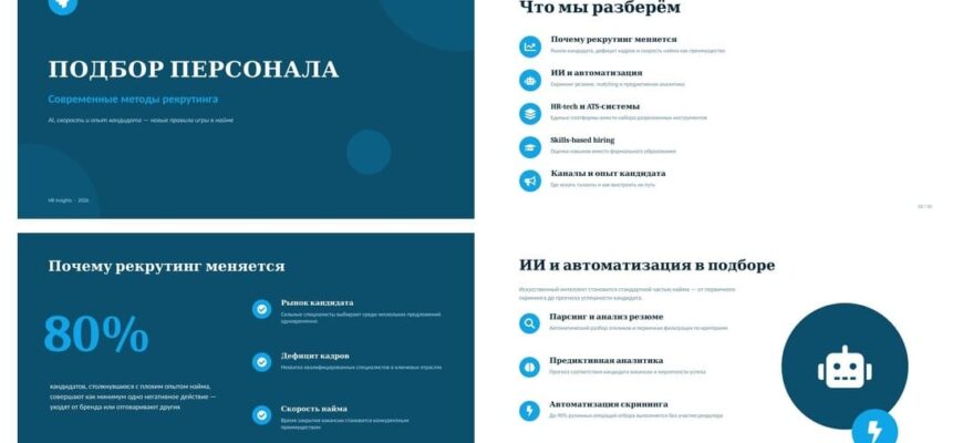 презентация Подбор персонала