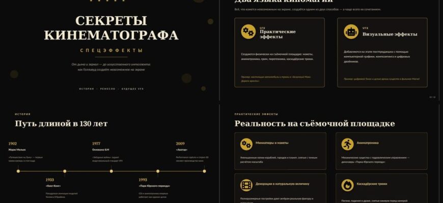 презентация Секреты кинематографа (спецэффекты)
