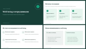 Презентация Well-being сотрудников забота о команде